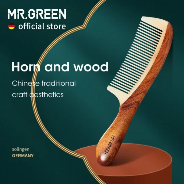 MR.GREEN Comb Natural Wood