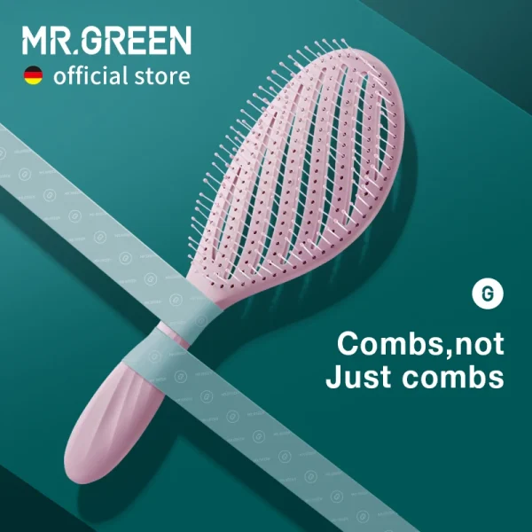 MR.GREEN Hollow Out Hair Brush
